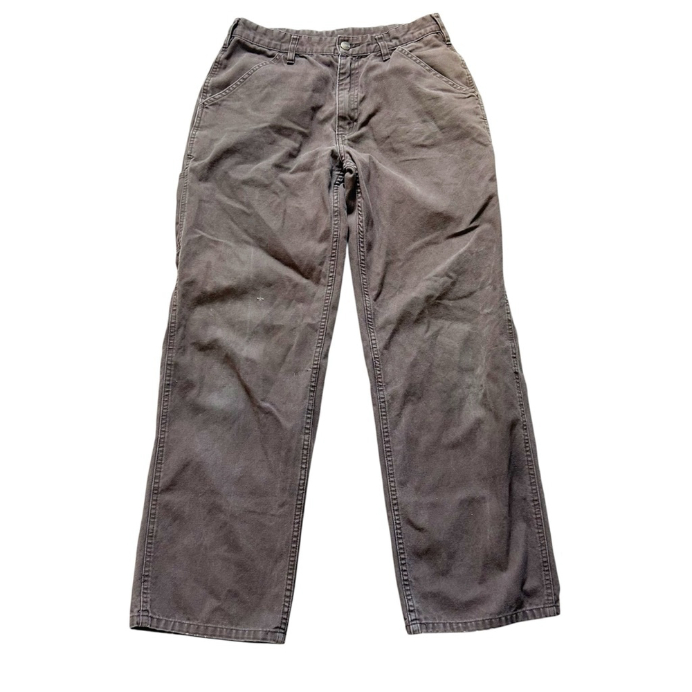 Aggressor Vintage Men’s Brown Construction/Utility Pants Distressed Cotton